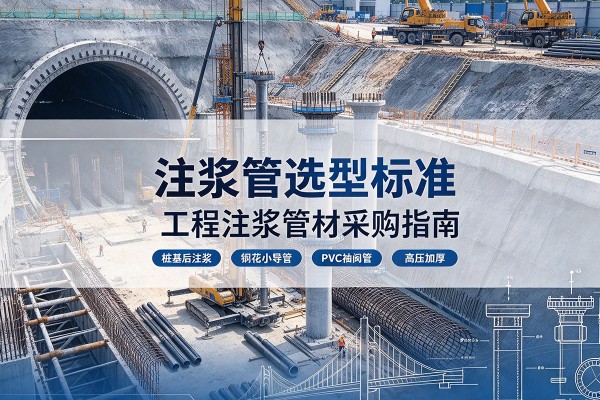 建湖注浆管选型标准